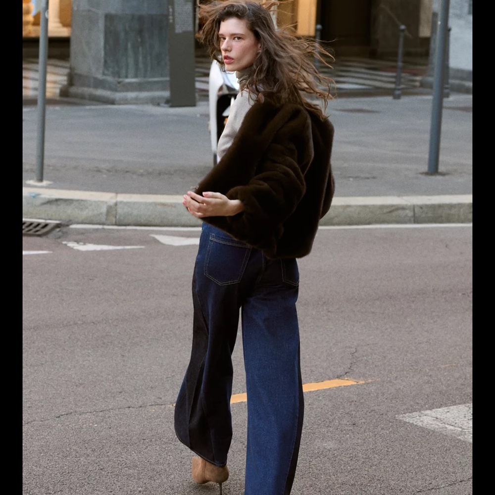 FAUX FUR BOMBER JACKET